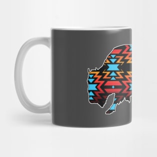 Bison Pattern - 7 Mug